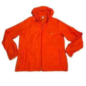Vtg‎ Ocean Pacific Op Windbreaker Jacket Mens L Large Red Hidden Hood Surf Retro